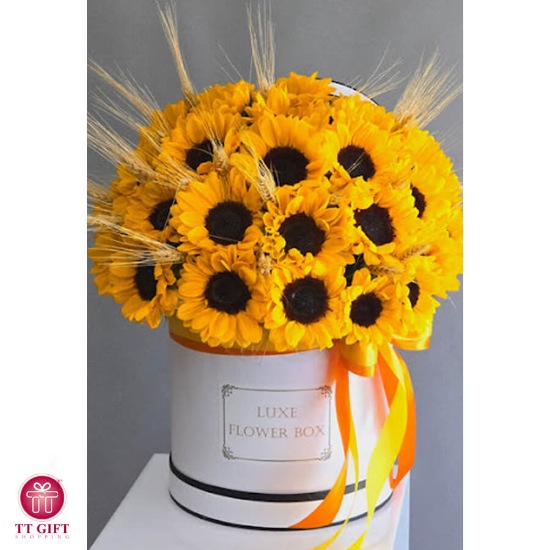 Delband Sunflower Flower Box for Birthday