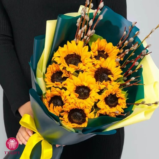 Souran Economic Sunflower Flower Bouquet