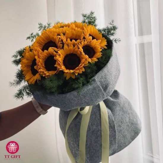 Sonia Sunflower Flower Bouquet for Birthday