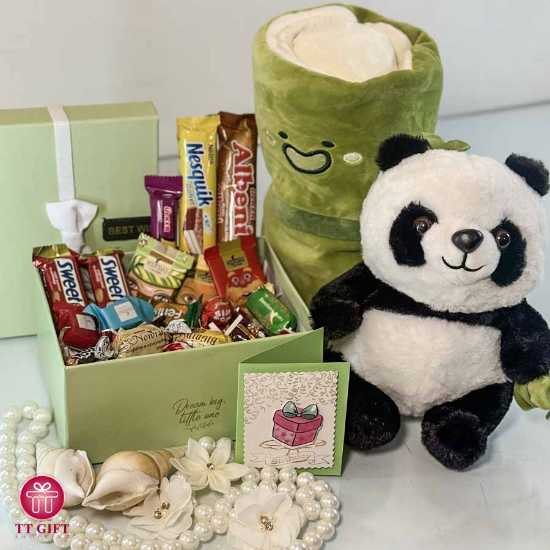 Panda Doll and Chocolate Package