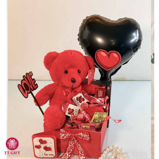 teddy Chocolate and Doll Package