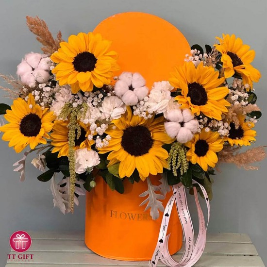 Golsa Sunflower Flower Box