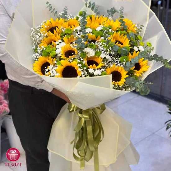 Zhikan Sunflower and Chrysanthemum Flower Bouquet