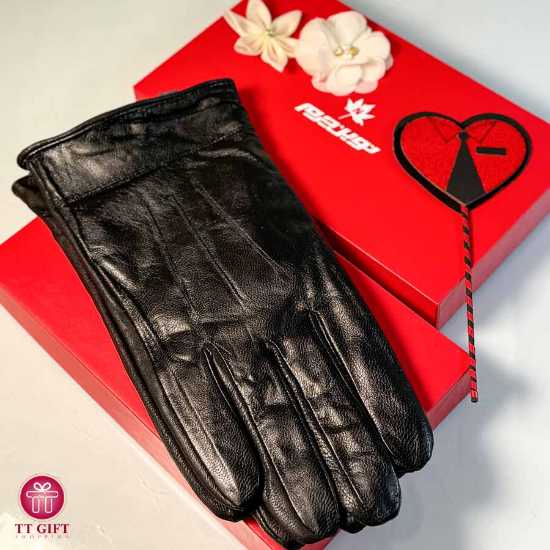 Novin leather men's gloves