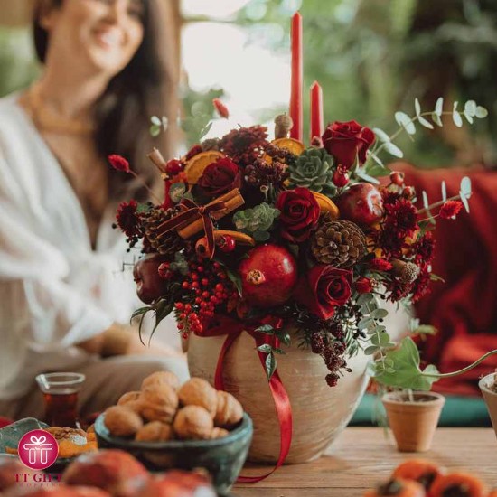 Special gift flowers of Yalda