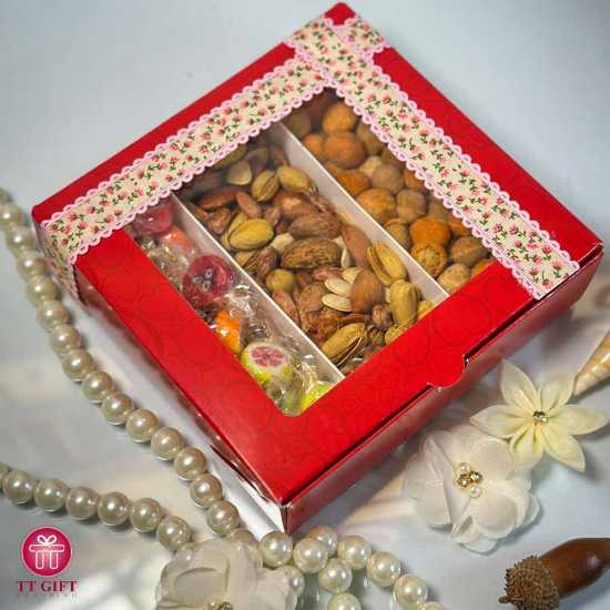 Economy box of nuts and chocolates