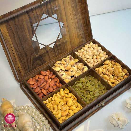 Box of 6 nuts and dried fruits