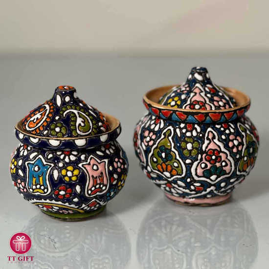 Enamel Sugar Bowl