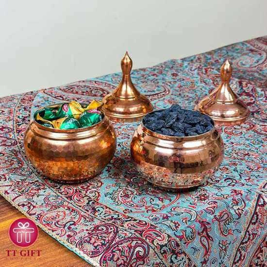 Nowruz package 2 (cashmere + dried fruit + copper pot)