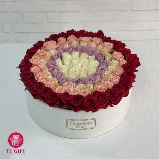 Peransa Luxury Rose Flower Box