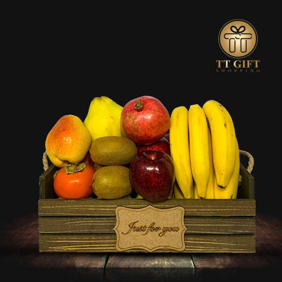 Golden Yalda fruit basket