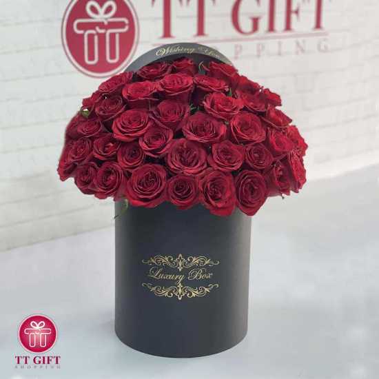 Tabesh Red Rose Flower Box