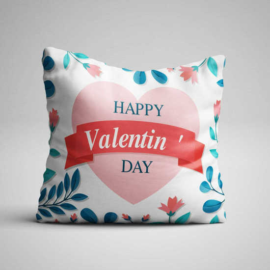 Happy Valentine Heart Pillow