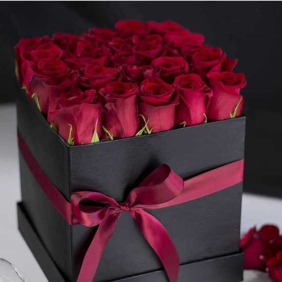 Dayan Red Rose Flower Box