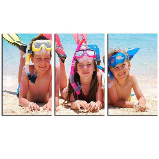 Print Photo on 3 Panels