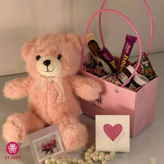 Russell Chocolate and Teddy Bear Package