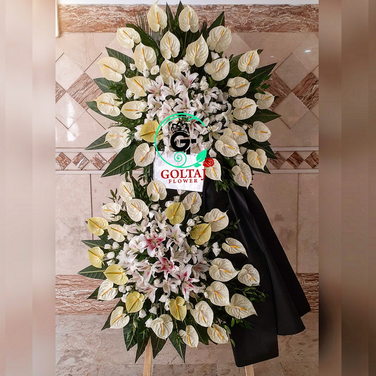 تاج گل حریر