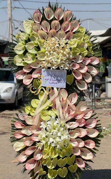 تاج گل 2طبقه شیک کد 600