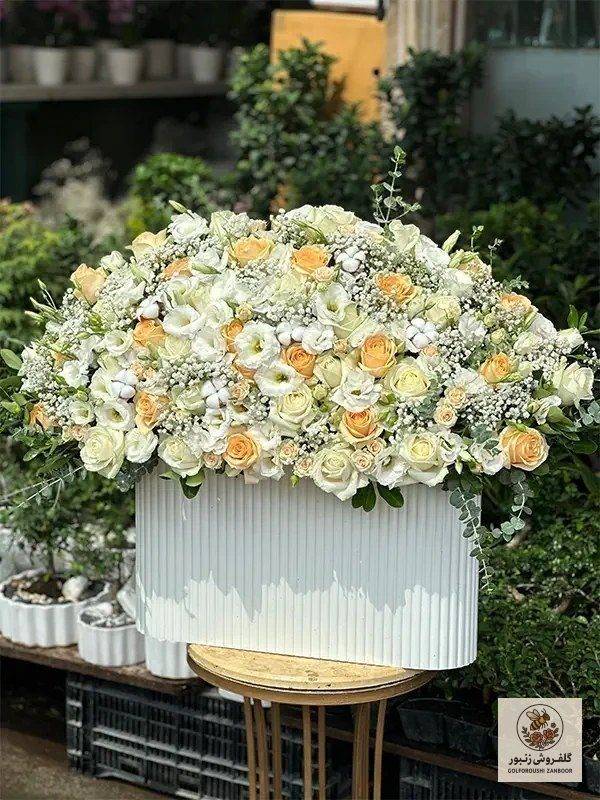 باکس گل خواستگاری لاکچری (باکس گل رز لاکچری)