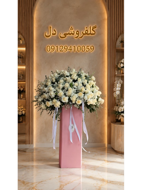 باکس گل عزاداری با به الهیه باکس گل تسلیت