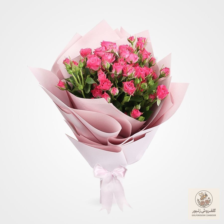 دسته گل رز مینیاتوری تینو | کد: ZNB-15C4