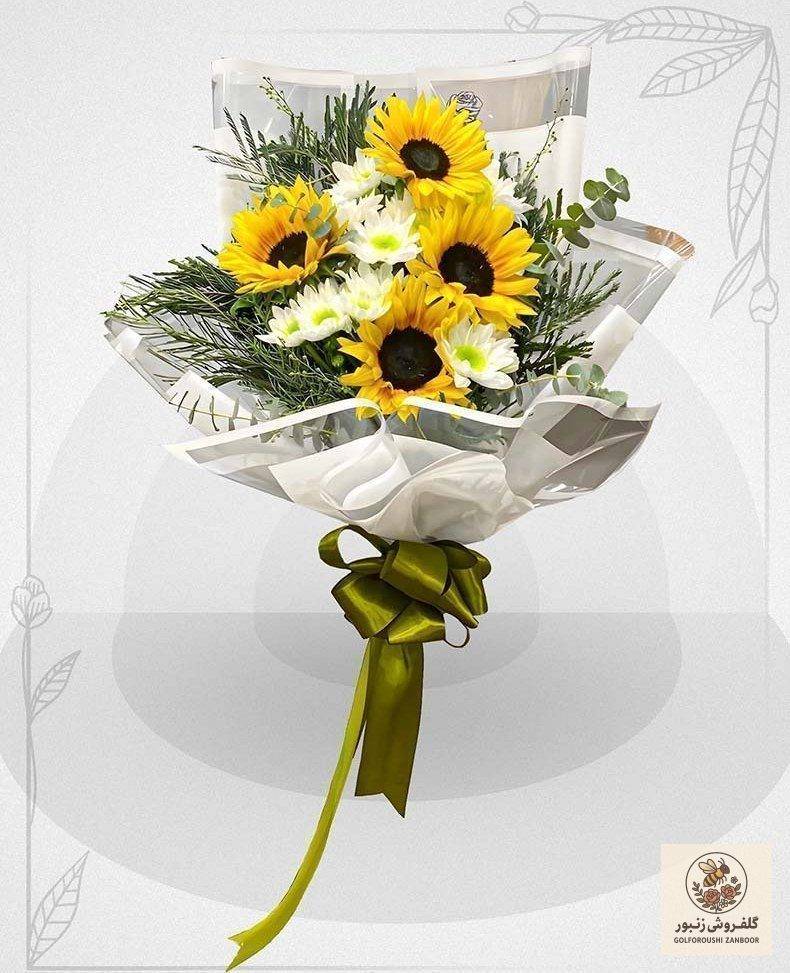 دسته گل آفتابگردان | کد: ZNB-JVP