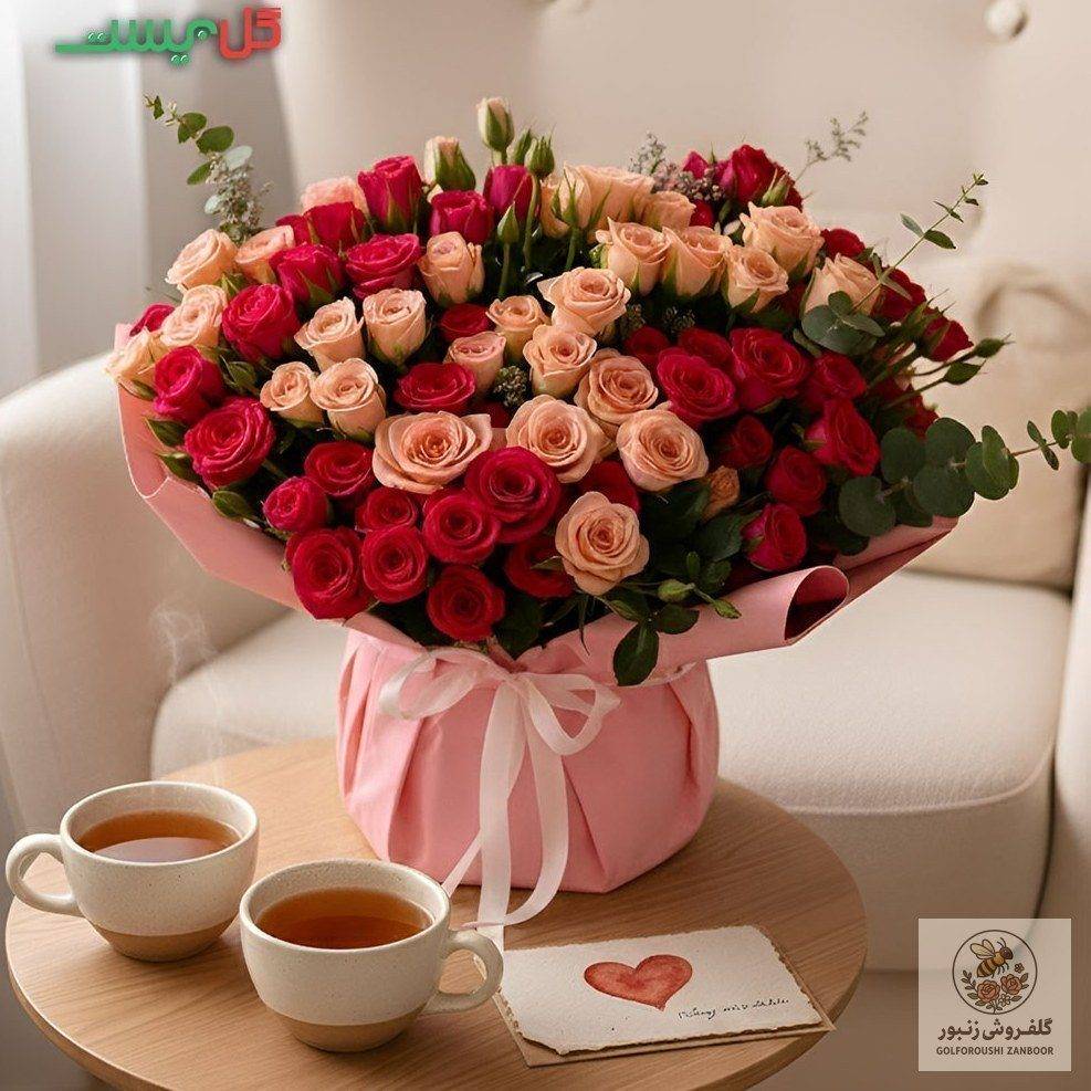 جار گل رز مینیاتوری مدل دلیار | کد: ZNB-JB7