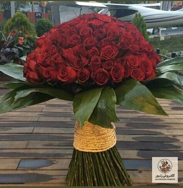 دسته گل رز هلندی vip کد 512 | کد: ZNB-IKB