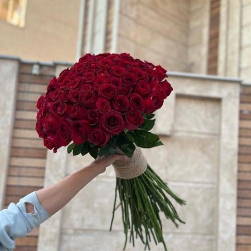 دسته گل رز هلندی شیک 5892