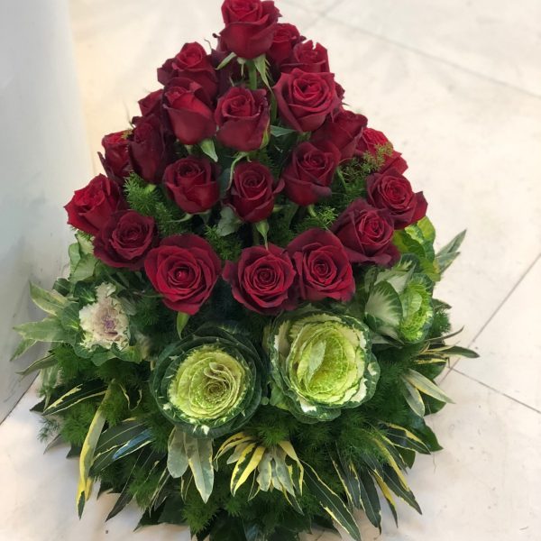 دسته گل هفتاد و پنج عدد رز هلندی