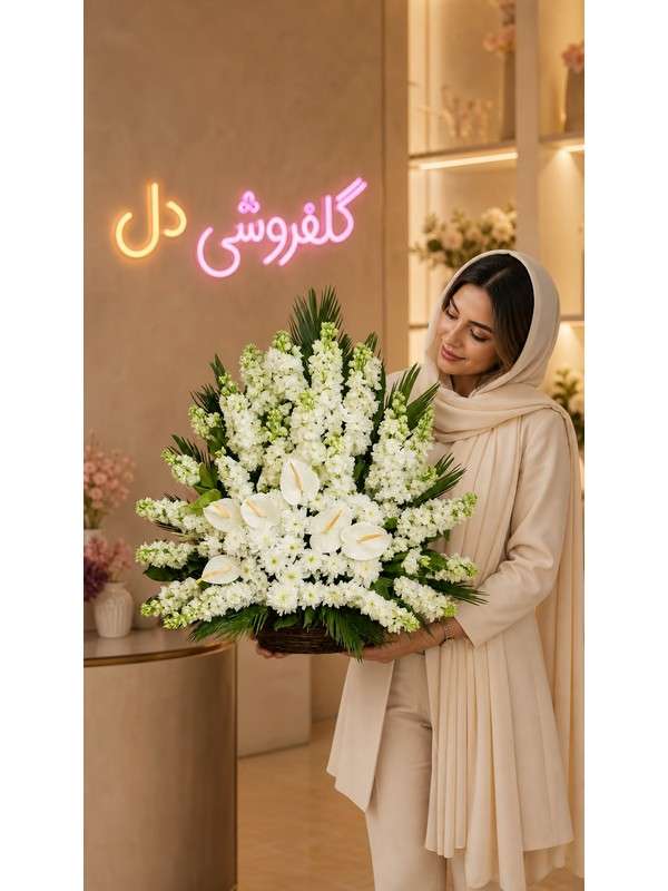 سبد گل با C6BEF4