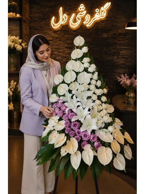 سبد گل ولنجک سبد گل برای در ولنجک