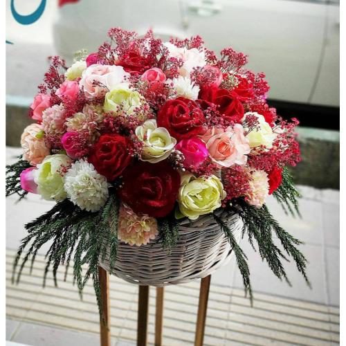 سبد گل رز ترکیبی 6388