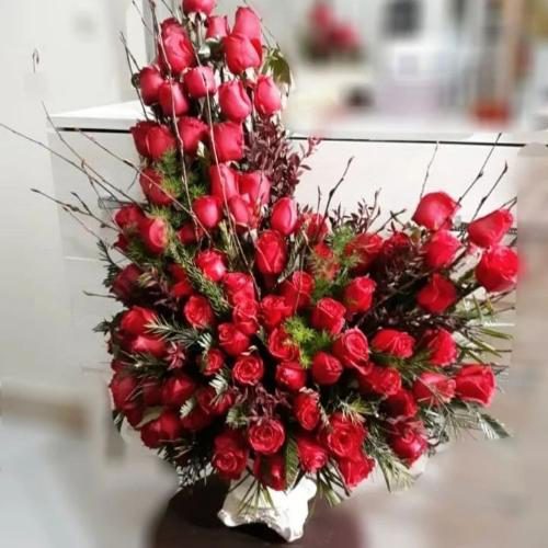 جام گل رز قرمز 6370