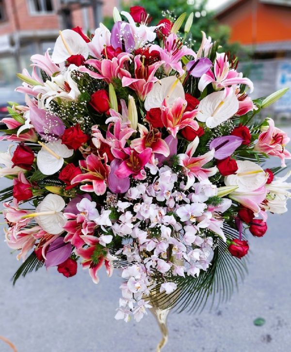 جام گل تبریک کد 1450