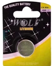 باطری سکه ای ولف لیتیومی(CR2016)WOLFجدید