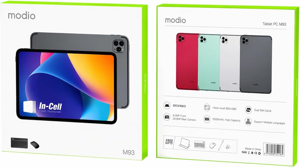 تبلت لپ تاپ شو برند Modio مدل M93 صفحه نمایش 11اینچ