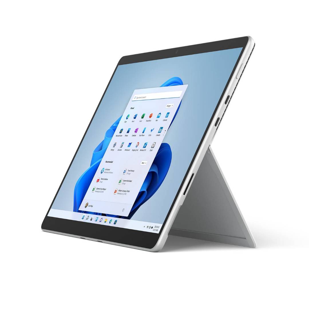 تبلت 13 اینچی سرفیس مایکروسافت مدل Surface Pro 8: i5 1145G7-16GB-256GB SSD-Iris Xe (همراه کیبورد)