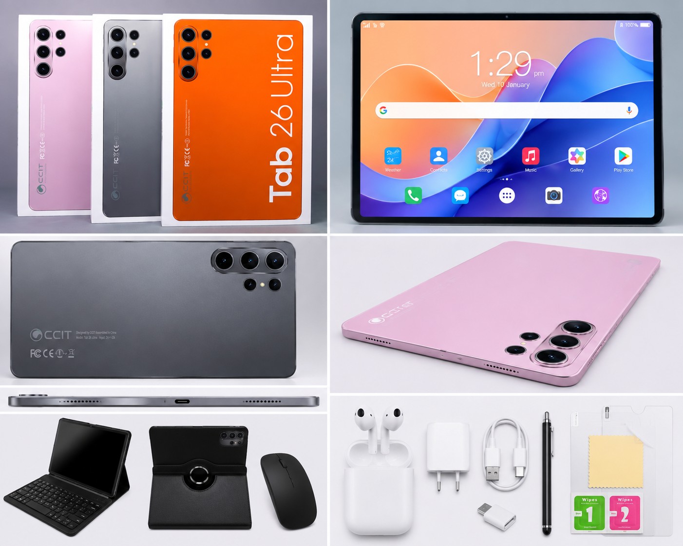 تبلت CCIT Tab 26 Ultra صفحه‌نمایش 10.1 اینچ