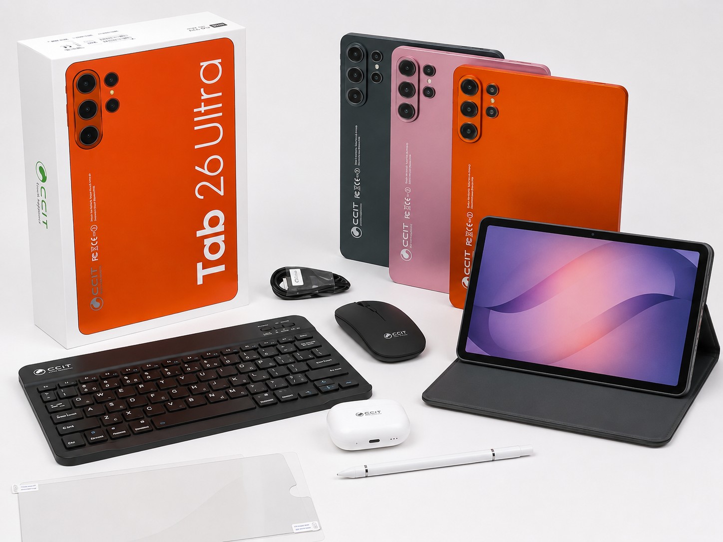 تبلت CCIT Tab 26 Ultra رم 16GB حافظه 1TB صفحه‌نمایش 10.1 اینچ + ایرپاد همراه با کد فعالسازی دائمی(رجیستر)