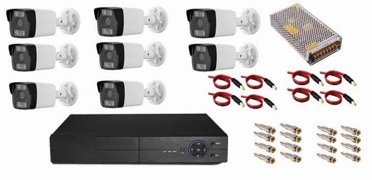 8 ccd cameras &DVR 8XM3003