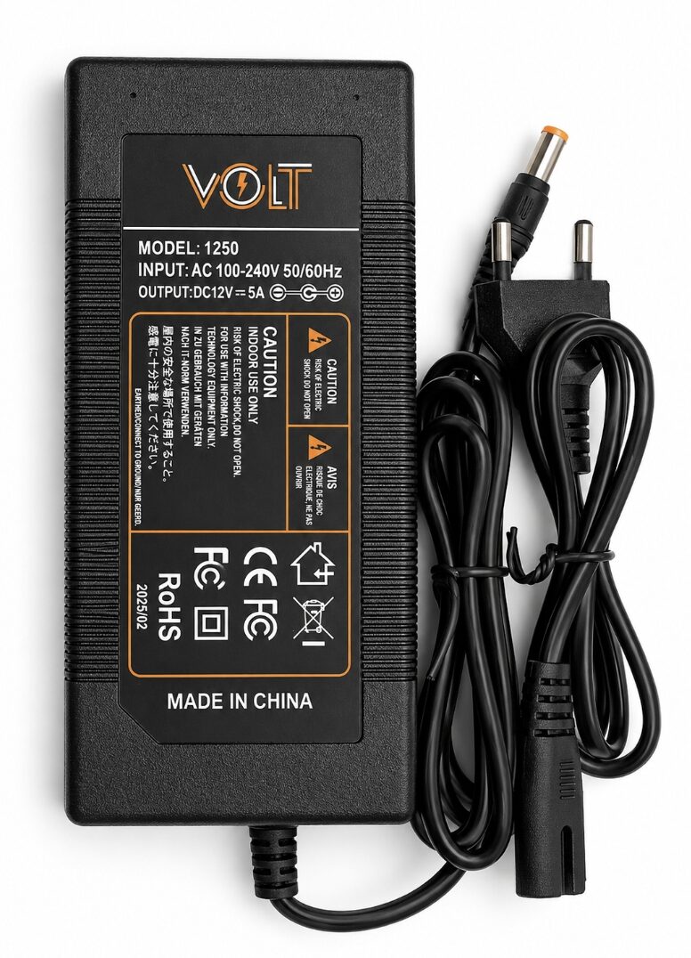 ادابتور 5 امپر برند VOLT