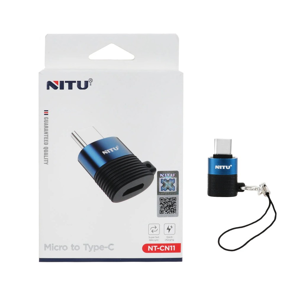 تبدیل NITU MicroUSB TO Type-C مدل CN11