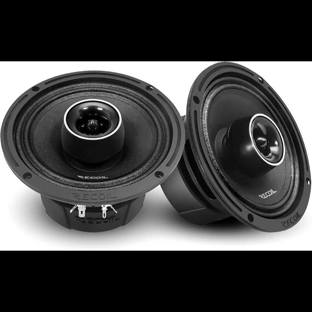 RECOIL MX65 Pair 6.5-Inch 2-Way Pro Audio Midrange Coaxial Speakers – بلندگوهای حرفه‌ای 6.5 اینچی دوطرفه