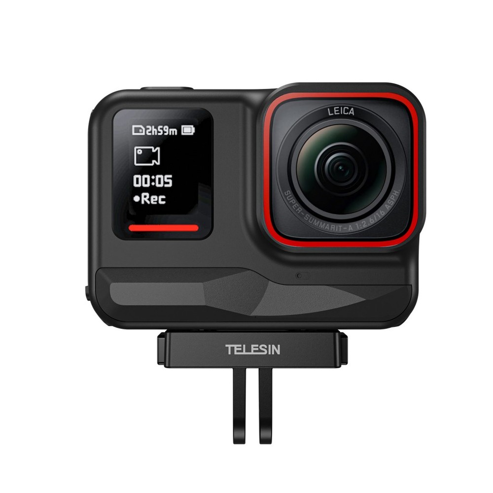 آداپتور دو پنجه مغناطیسی TELESIN برایInsta360X3/4/5 و Insta360 Ace و Ace Pro
