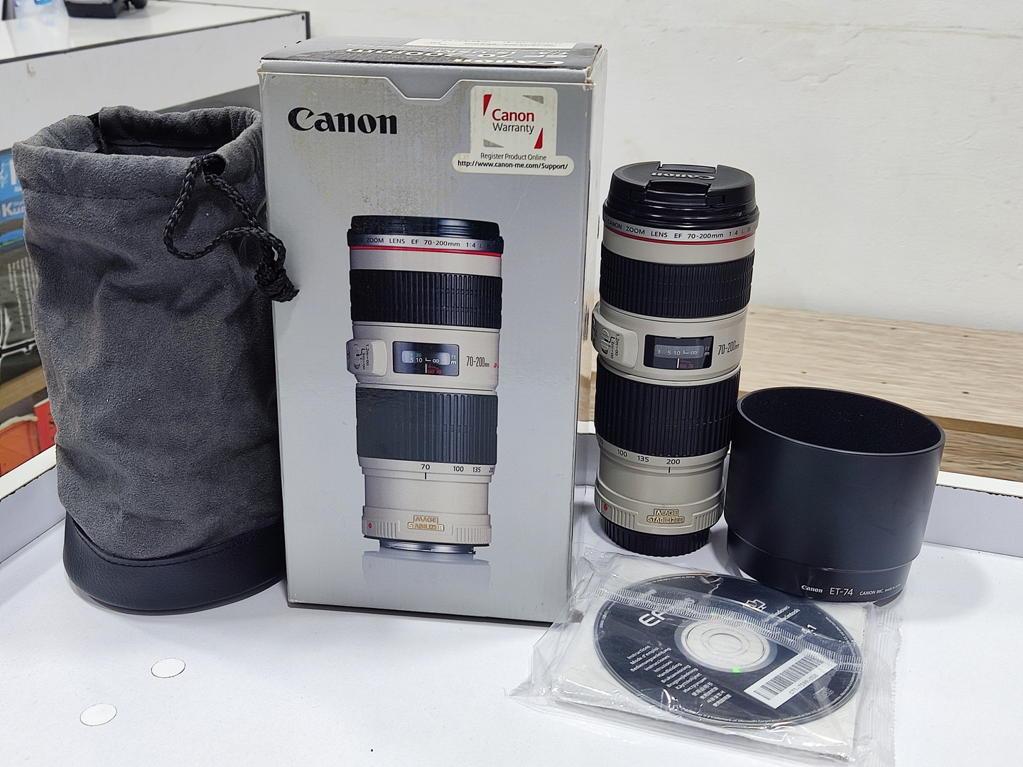 Canon 70-200 mm F4 L IS USM (کارکرده)