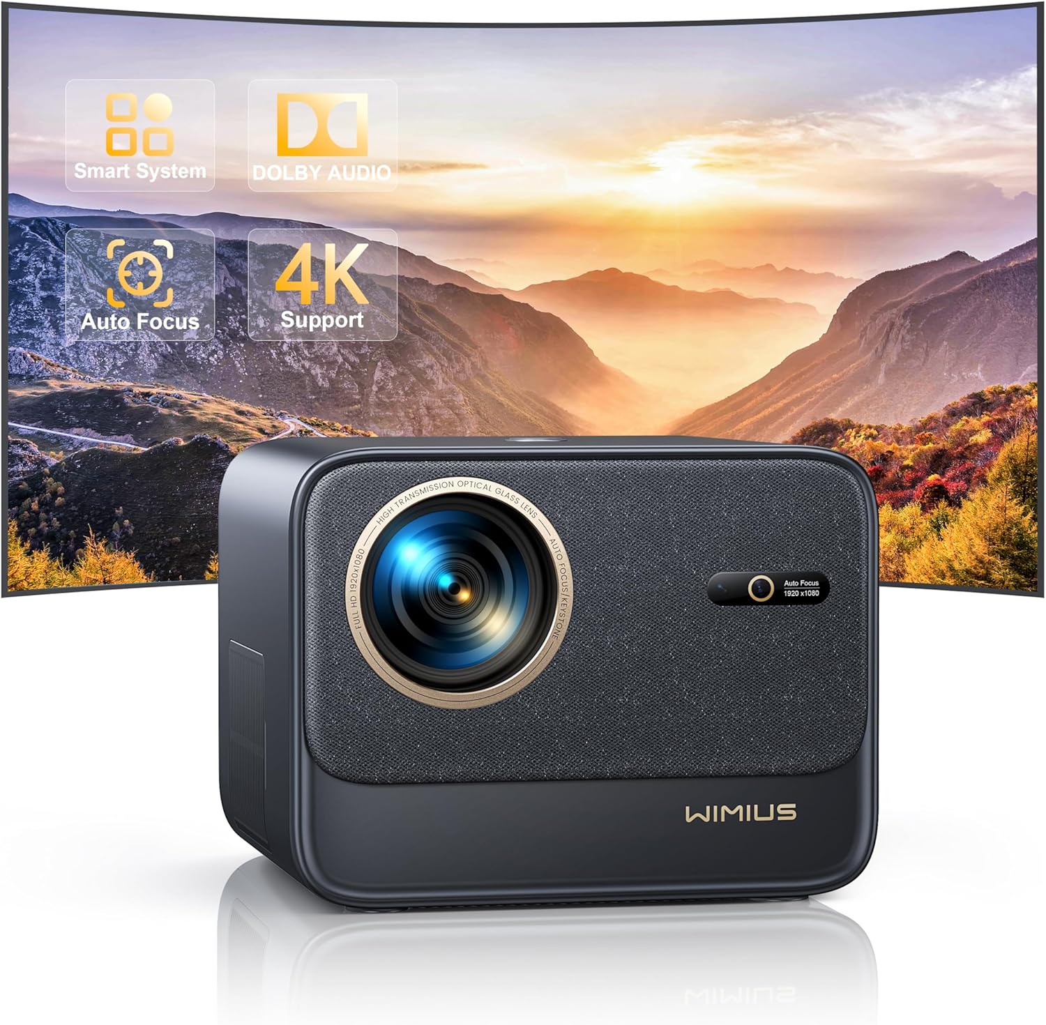 WiMiUS Home Projector K9