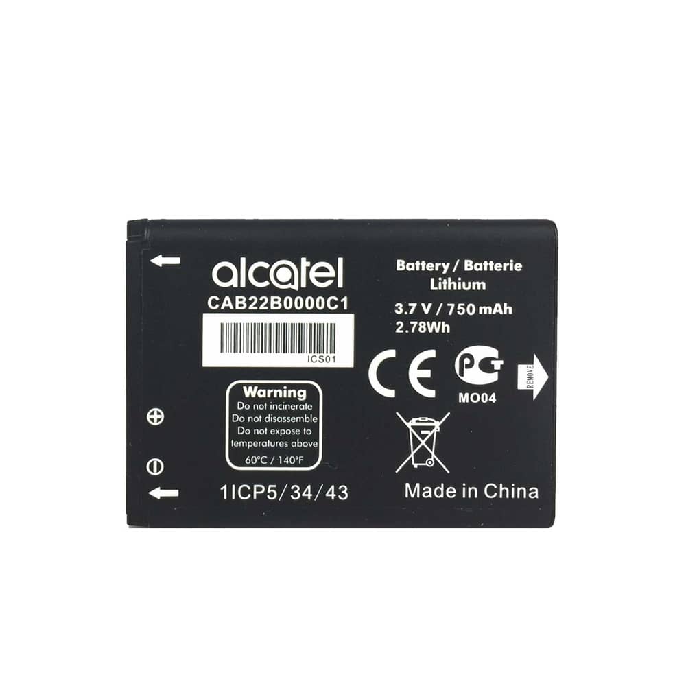 باتری اصلی آلکاتل ALCATEL 1010 با مدل فنی CAB22B0000C1