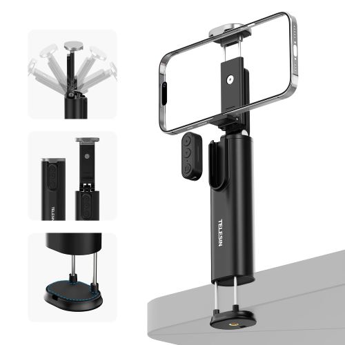 گیره نگهدارنده همرا با ریموت کنترل TELESIN Travel Mount-Clamp