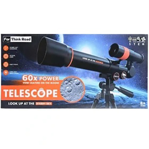 تلسکوپ نجومی 60X همراه با سه‌پایه و دو عدد چشمی H20mm و H6mm